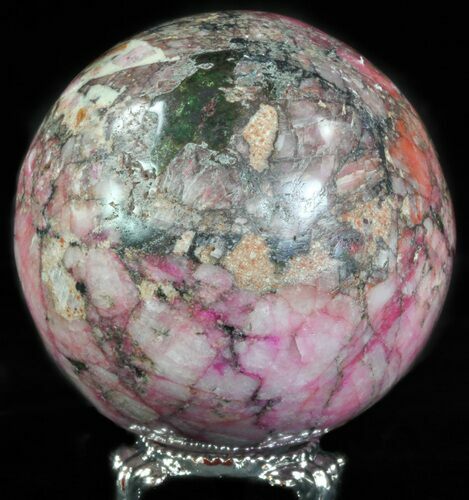 Polished Cobaltoan Calcite Sphere - Congo #63900